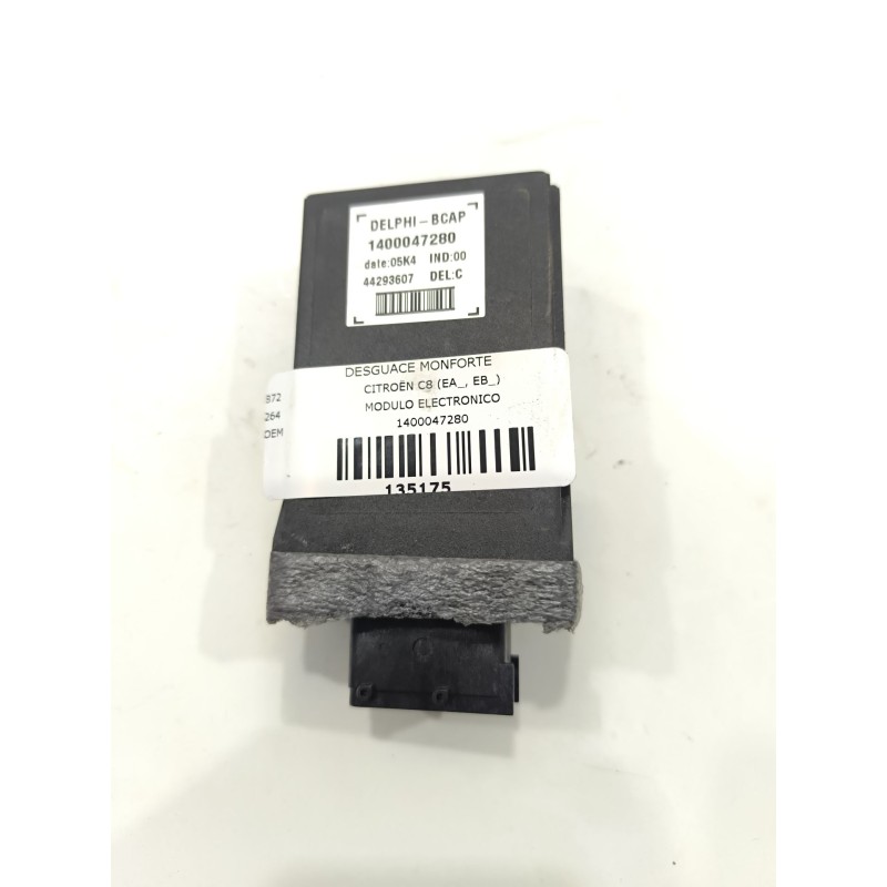Desguace MonforteMODULO ELECTRONICO 1400047280 CITROËNPiezas vehículos|Desguace Monforte
