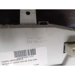 Recambio de cuadro instrumentos para mitsubishi lancer berlina (cy0) invite referencia OEM IAM 8100A117 769166220H 