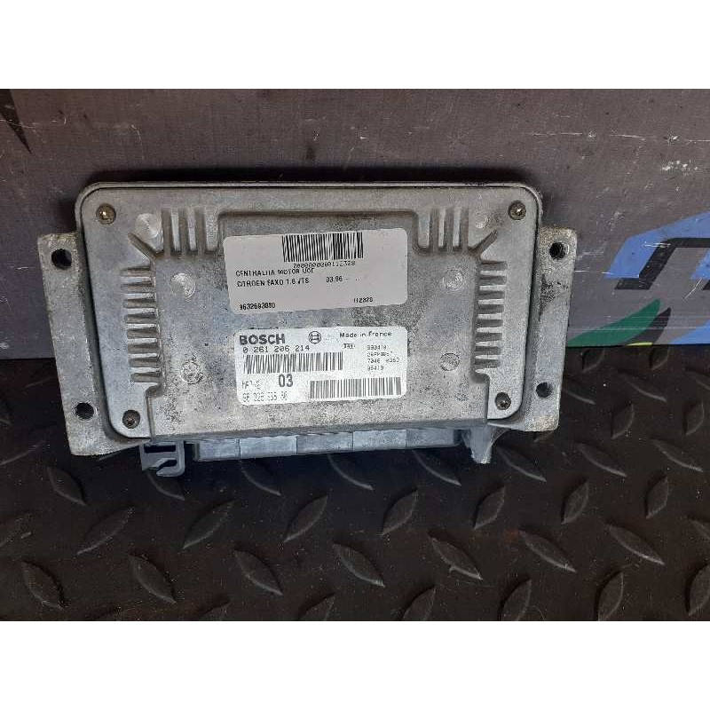 Recambio de centralita motor uce para citroën saxo 1.6 vts referencia OEM IAM 9632693880 0261206214 
