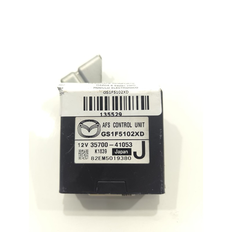 Desguace MonforteMODULO ELECTRONICO GS1F5102XD MAZDAPiezas vehículos|Desguace Monforte