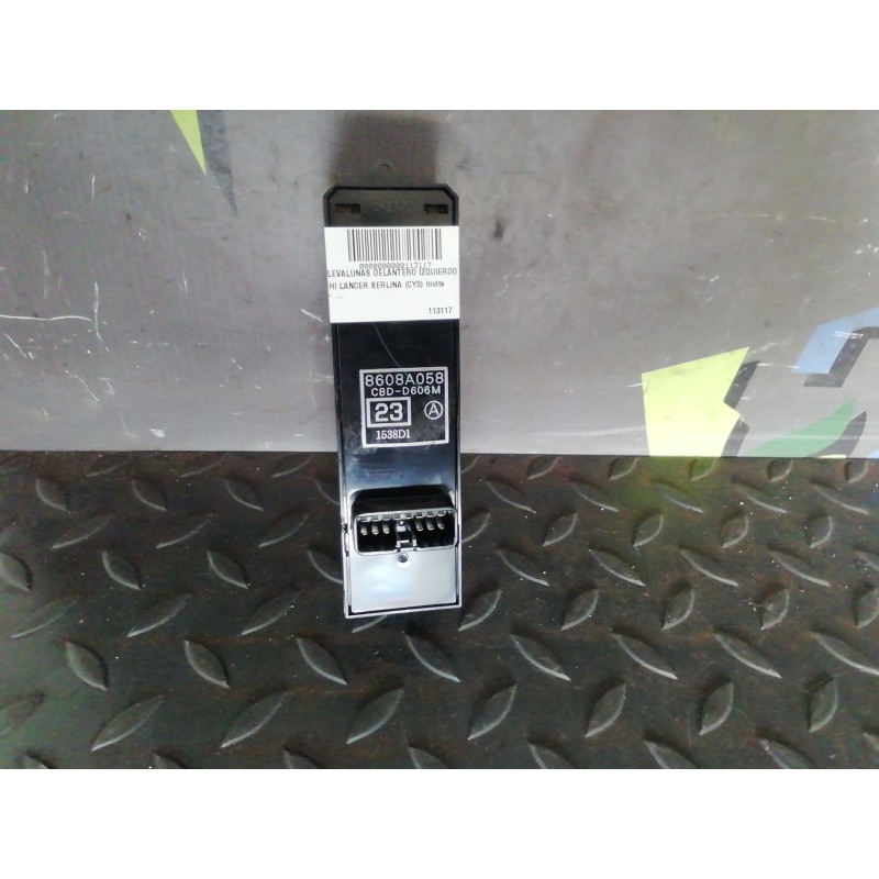Recambio de mando elevalunas delantero izquierdo para mitsubishi lancer berlina (cy0) invite referencia OEM IAM 8608A058 1538D1 