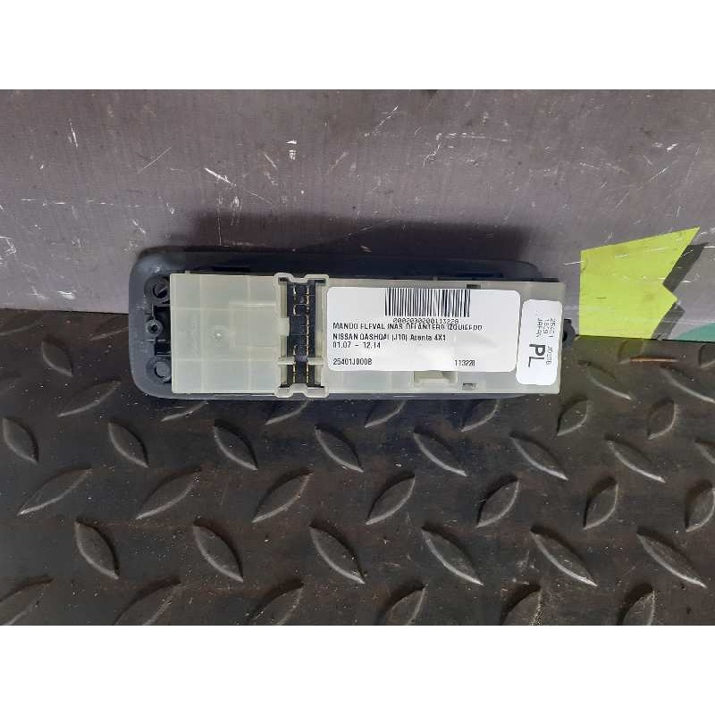 Recambio de mando elevalunas delantero izquierdo para nissan qashqai (j10) acenta 4x4 referencia OEM IAM 25401JD00B 1539 