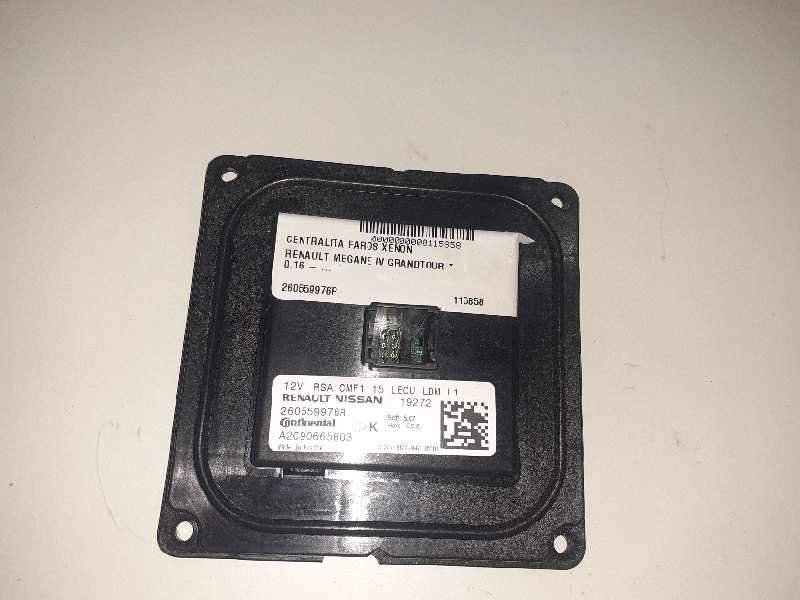 CENTRALITA FAROS XENON 260559976R A2C90665603 