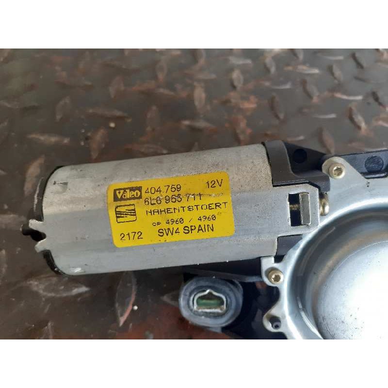 Recambio de motor limpia trasero para seat ibiza (6l1) fresh referencia OEM IAM 6L6955711 404759 