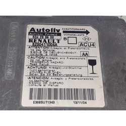 Recambio de centralita airbag para renault megane ii berlina 5p confort dynamique referencia OEM IAM 8200411004A  