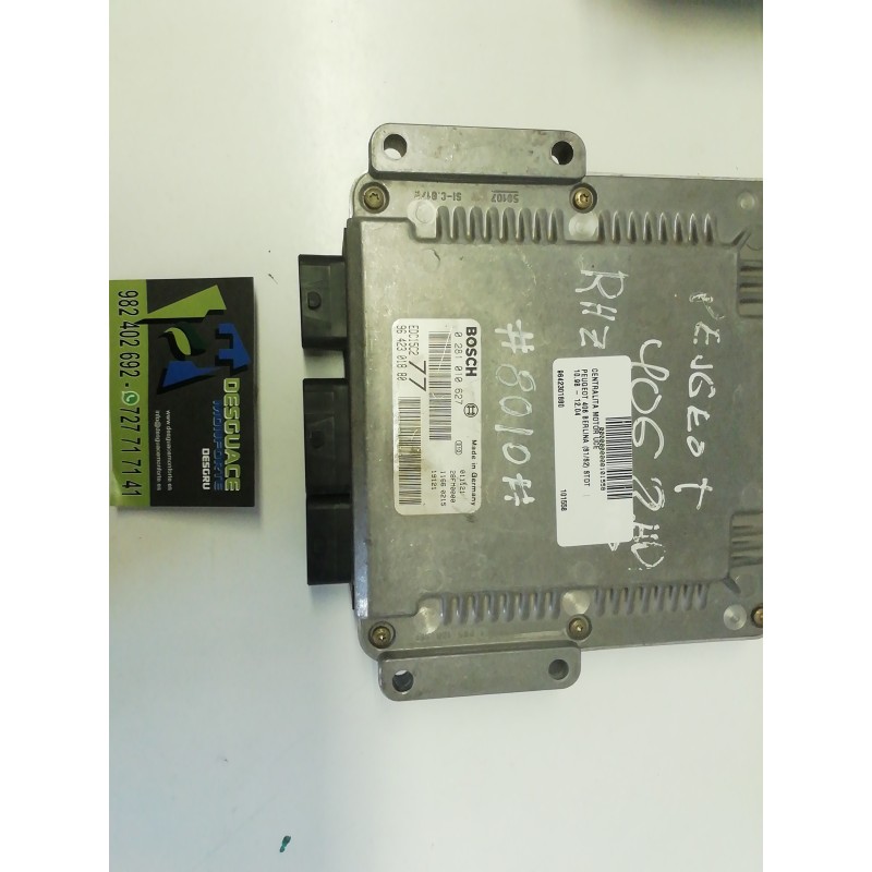 Desguace MonforteCENTRALITA MOTOR UCE 9642301880 0281010627 PEUGEOTCentralita motor uce|Desguace Monforte