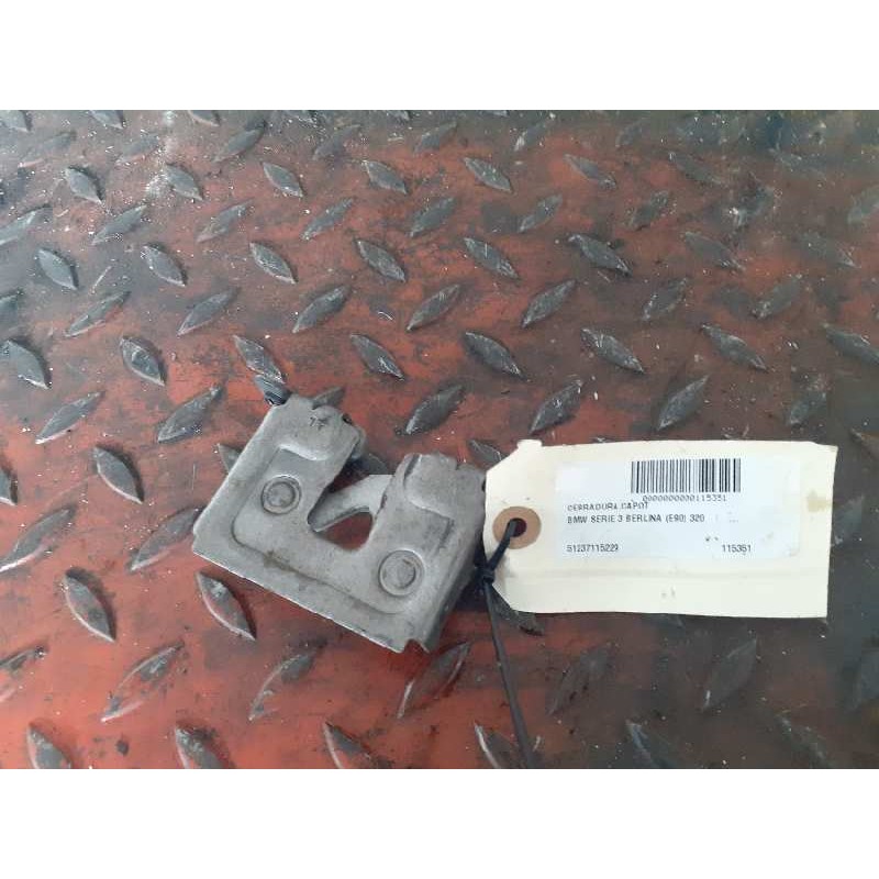 Recambio de cerradura capot para bmw serie 3 berlina (e90) 320 referencia OEM IAM 51237115229  