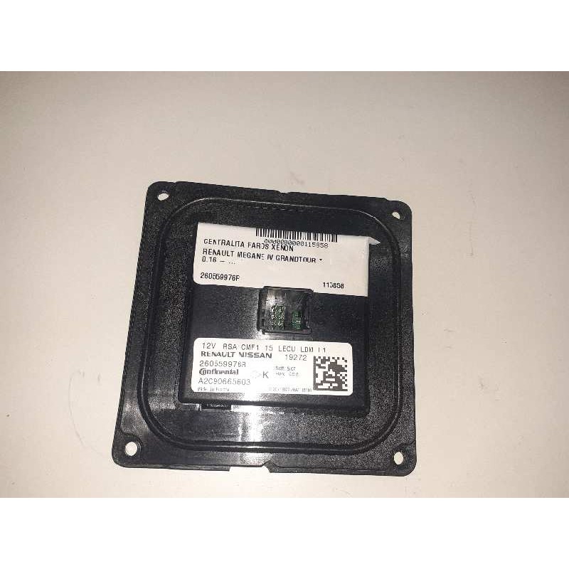 Recambio de centralita faros xenon para renault megane iv grandtour referencia OEM IAM 260559976R A2C90665603 