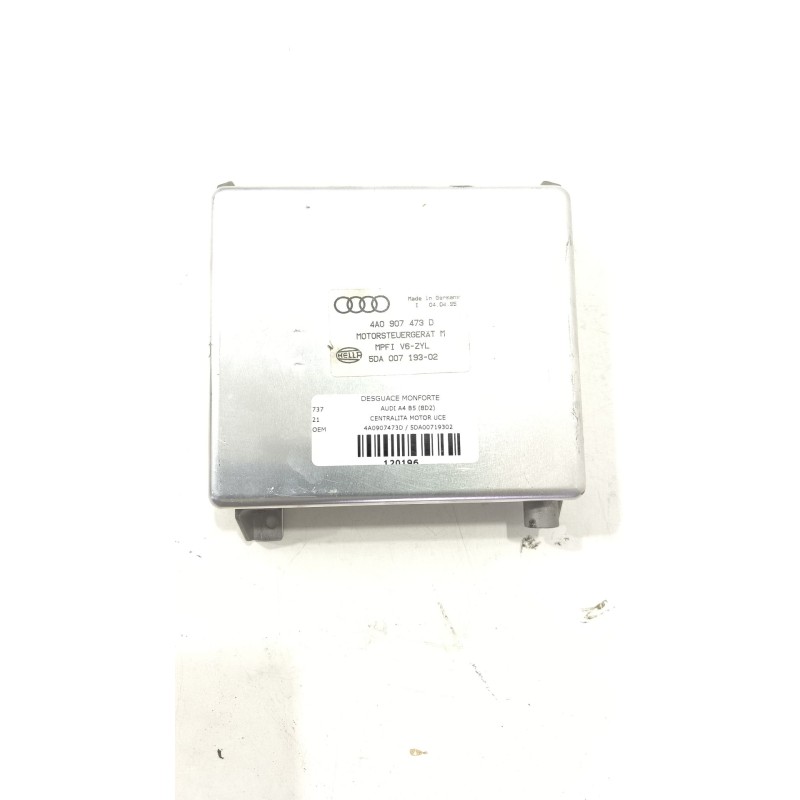 Recambio de centralita motor uce para audi a4 b5 (8d2) 2.6 referencia OEM IAM 4A0907473D / 5DA00719302  