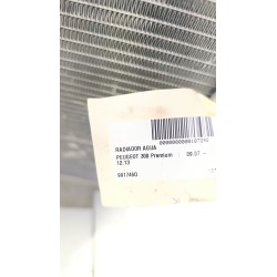 Recambio de radiador agua para peugeot 308 premium referencia OEM IAM 991746Q P9680533480 0800470366