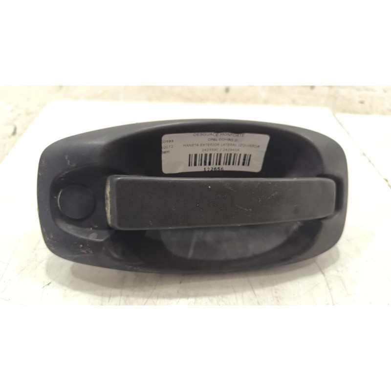 Recambio de maneta exterior lateral izquierda para opel combo d 1.6 cdti referencia OEM IAM 242559C / 242940A  