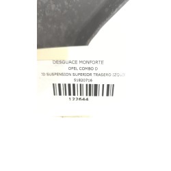 Recambio de brazo suspension superior trasero izquierdo para opel combo d 1.6 cdti referencia OEM IAM 51820716 / 95515346  