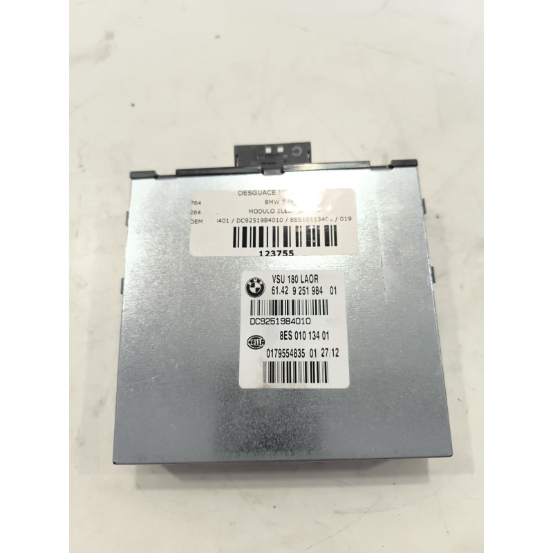 Recambio de modulo electronico para bmw 5 (f10) 530 d xdrive referencia OEM IAM 925198401 / DC9251984010 / 8ES10113401 / 0195548
