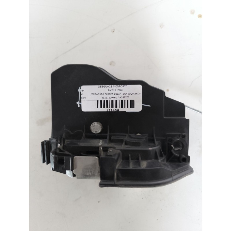 Recambio de cerradura puerta delantera izquierda para bmw 5 (f10) 530 d xdrive referencia OEM IAM 51217229461 / A053702  