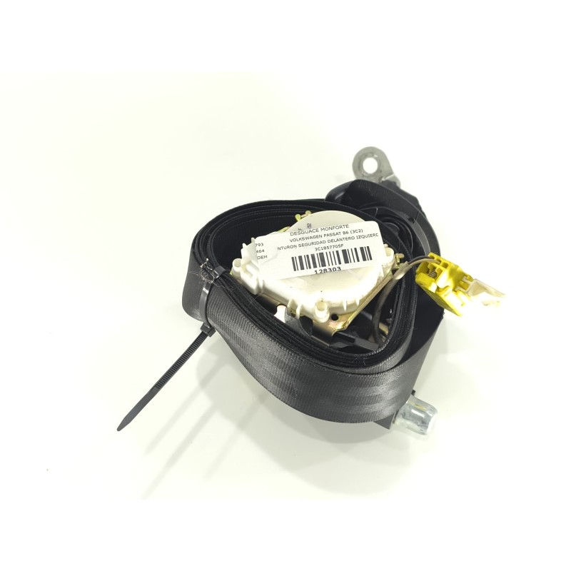 Recambio de cinturon seguridad delantero izquierdo para volkswagen passat b6 (3c2) 2.0 tdi 16v referencia OEM IAM 3C1857705F  