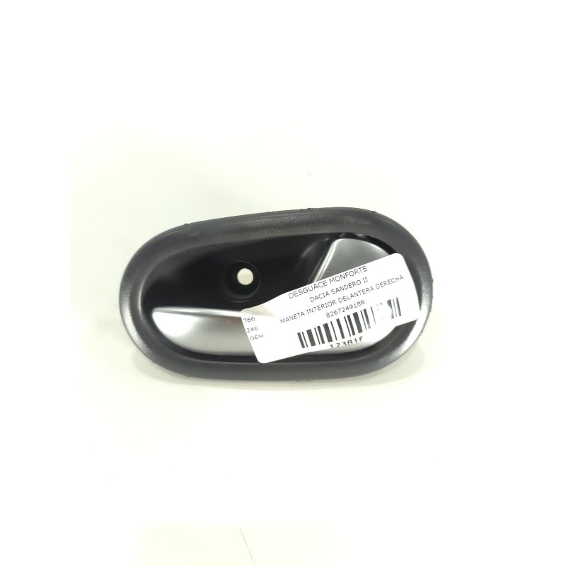 Recambio de maneta interior delantera derecha para dacia sandero ii (b8_) 1.5 dci referencia OEM IAM 826724918R  