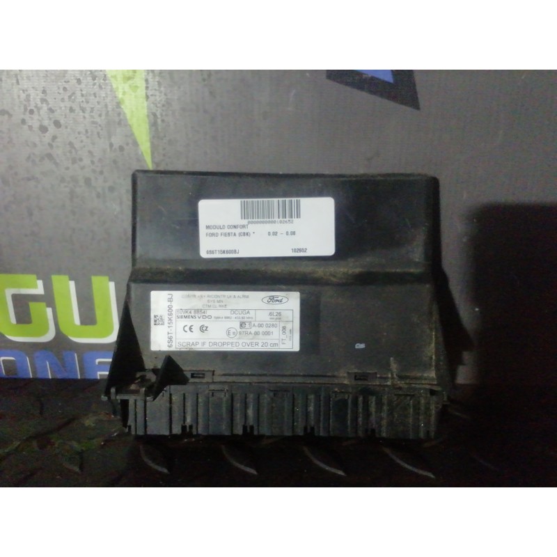 Desguace MonforteMODULO CONFORT 6S6T15K600BJ FORDModulo confort|Desguace Monforte