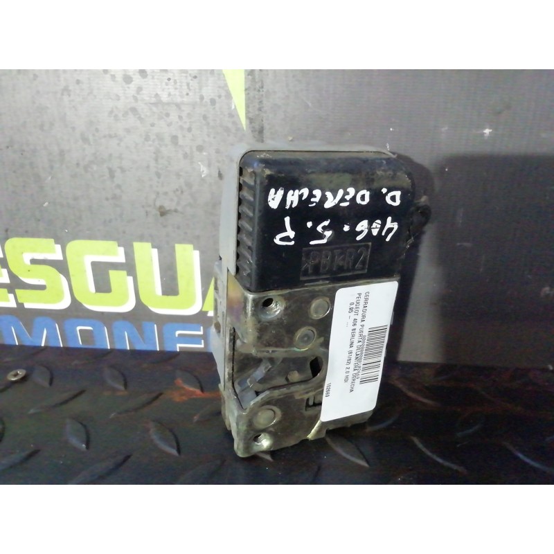 Desguace MonforteCERRADURA PUERTA DELANTERA DERECHA PBTR2 PEUGEOTCerradura puerta delantera derecha|Desguace Monforte
