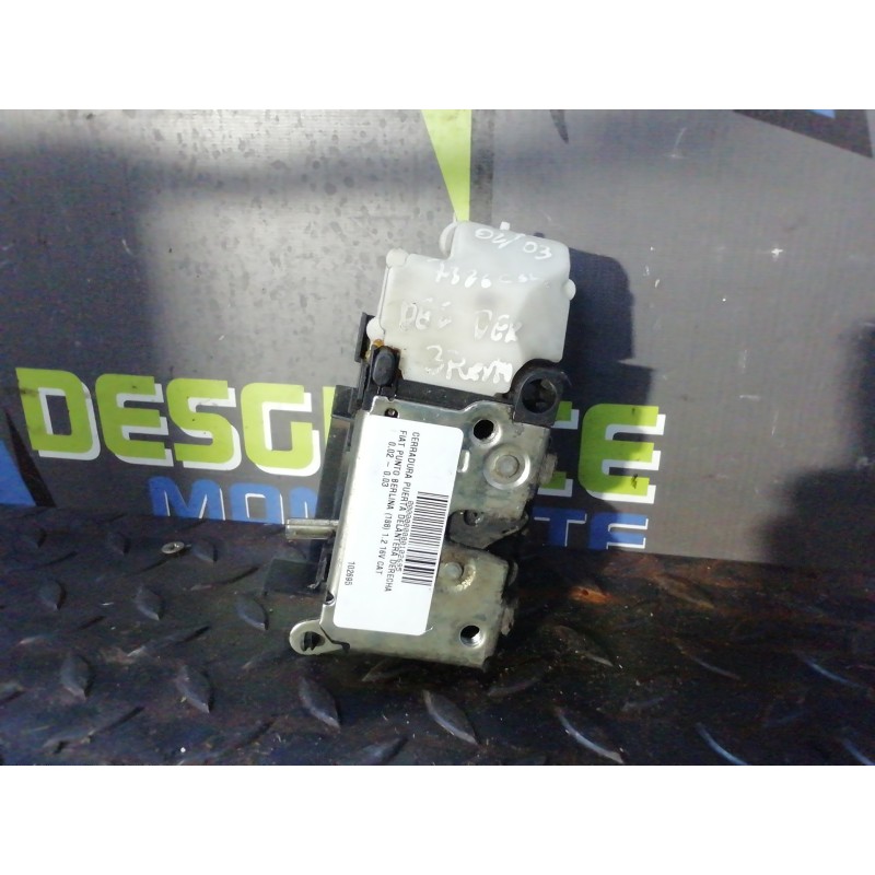 Desguace MonforteCERRADURA PUERTA DELANTERA DERECHA 3001 FIATCerradura puerta delantera derecha|Desguace Monforte