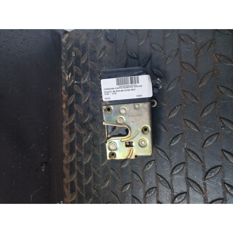 Desguace MonforteCERRADURA PUERTA DELANTERA DERECHA PBTR2 PEUGEOTCerradura puerta delantera derecha|Desguace Monforte