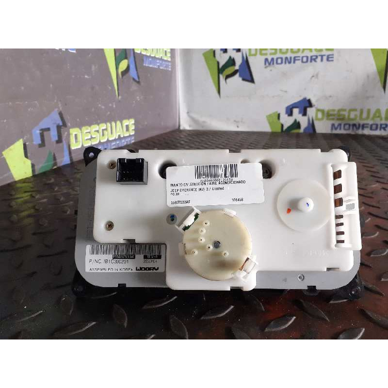 Recambio de mando calefaccion / aire acondicionado para jeep cherokee (kj) 3.7 limited referencia OEM IAM 55037533AE  