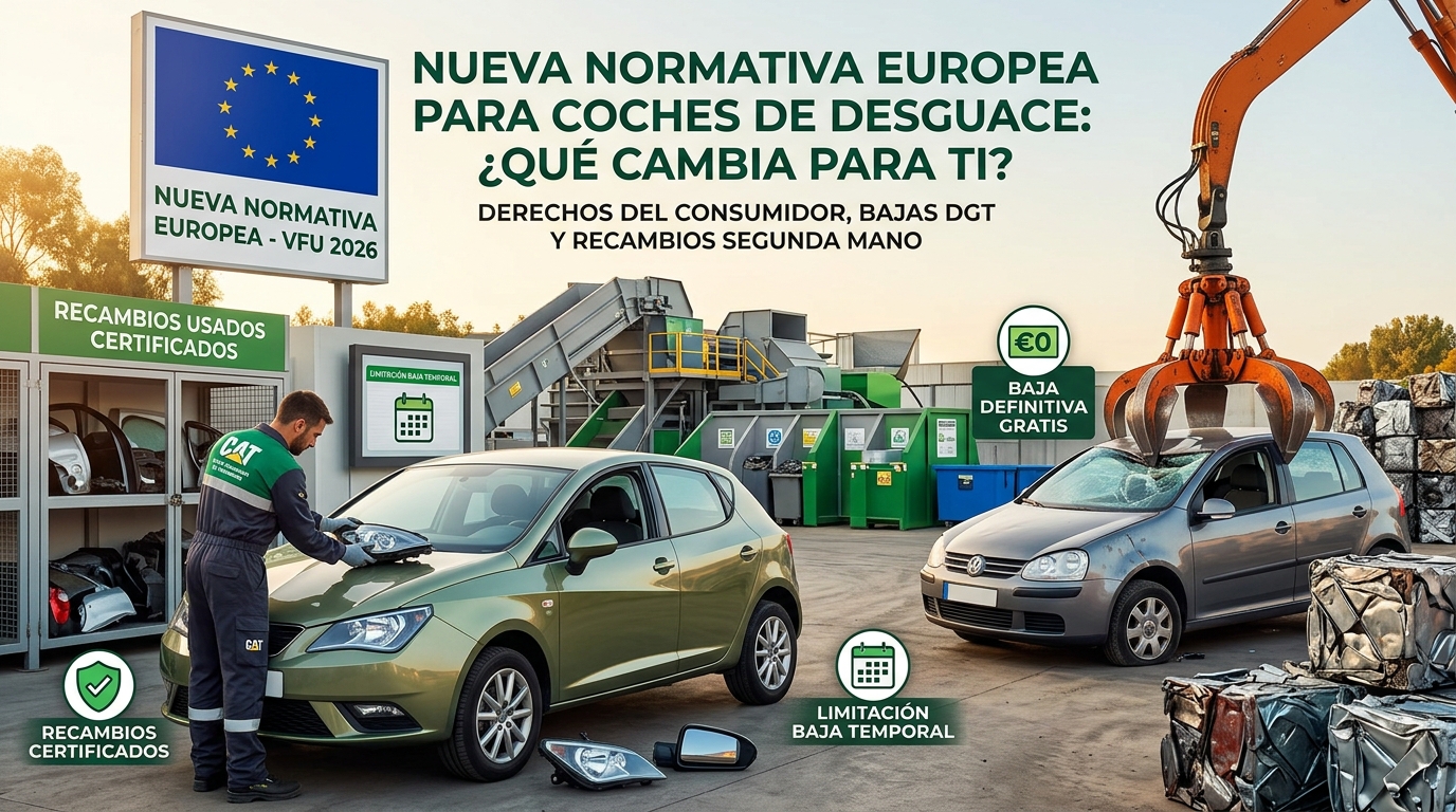 Nueva Normativa Europea para Coches de Desguace: ¿Qué Cambia para Ti y Tu Vehículo?